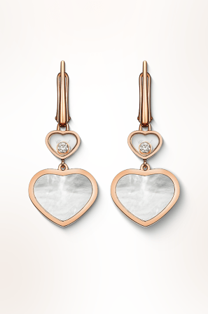 Happy Hearts diamond earrings