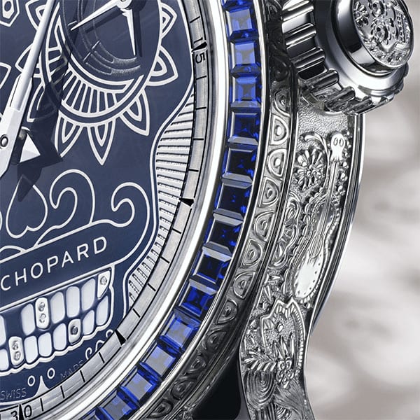 Chopard Uhr aus blauem Saphir