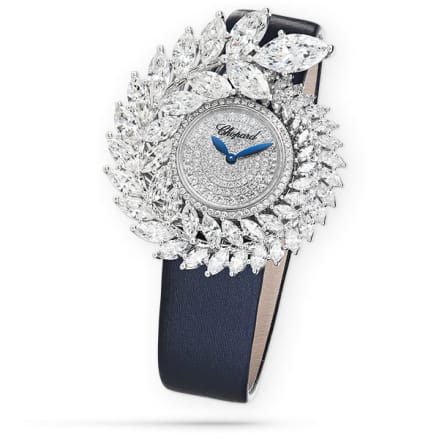 Diamond luxury lady's watch of the green carpet collection