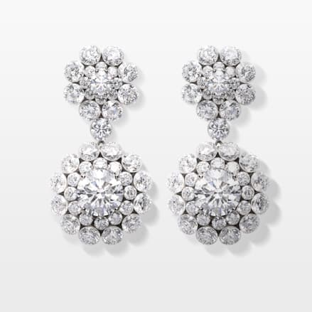  Chopard elegant diamond earrings 