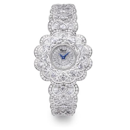 Close-up image of High Jewelry Diamond watch