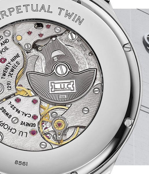 A luxury watch cased by hand