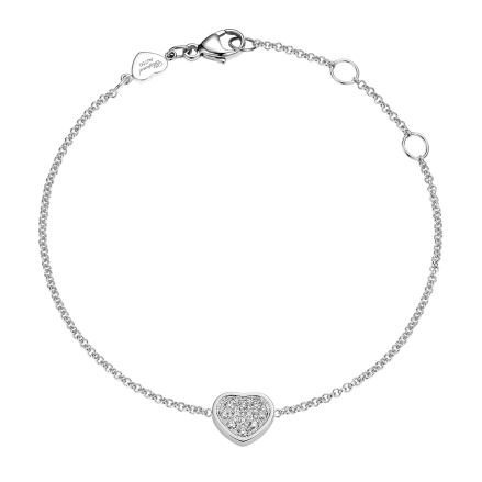 Happy Hearts Halskette mit Diamantherz